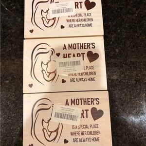 Wooden Plaque with Heartfelt Message